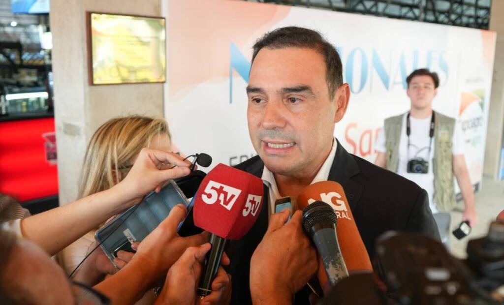 Gustavo Valdés, gobernador de Corrientes durante la apertura de la Expo de Razas 2025