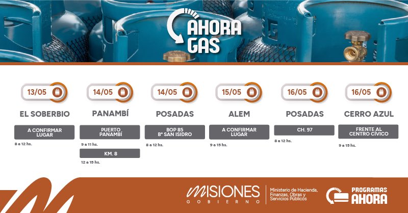 “Ahora Gas”: cómo y dónde acceder al beneficio en el mes de mayo 7 ahora gas mayo 2 - 6