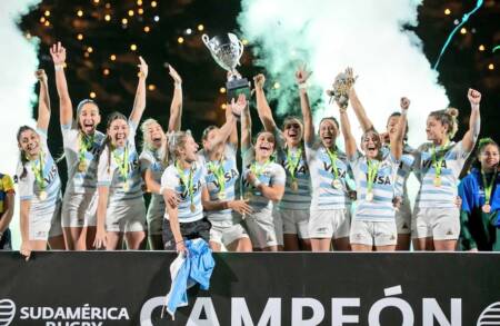 yaguaretes campeonas con la misionera Pedrozo