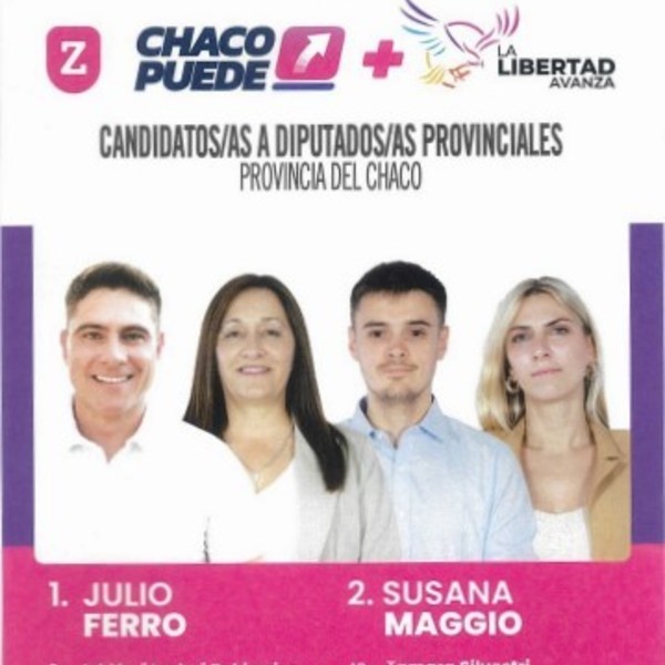 Vota Chaco: "si LLA llegaba a competir sola, no iba a obtener una banca" 3 chaco puede - 2