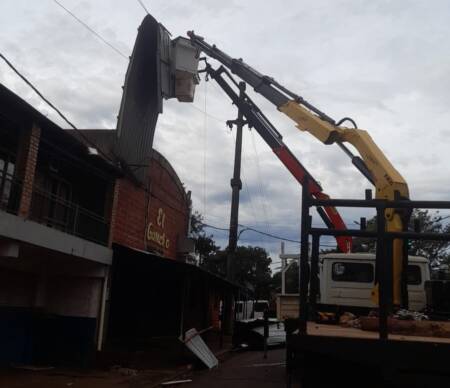 Temporal: situación de la energía eléctrica y el caso particular de Jardín América chapas voladas - 7