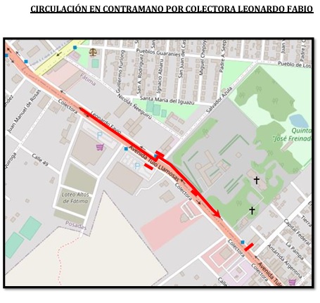 Nuevo recorrido para la peregrinación a Fátima desde Posadas 9 circulacion colectora - 8