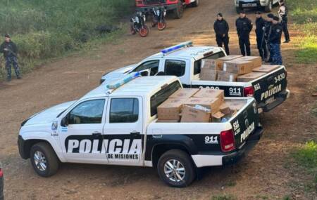 Destruyeron más de un millón de cigarrillos de contrabando en Bernardo de Irigoyen contrabando cigarrilo 1 - 11