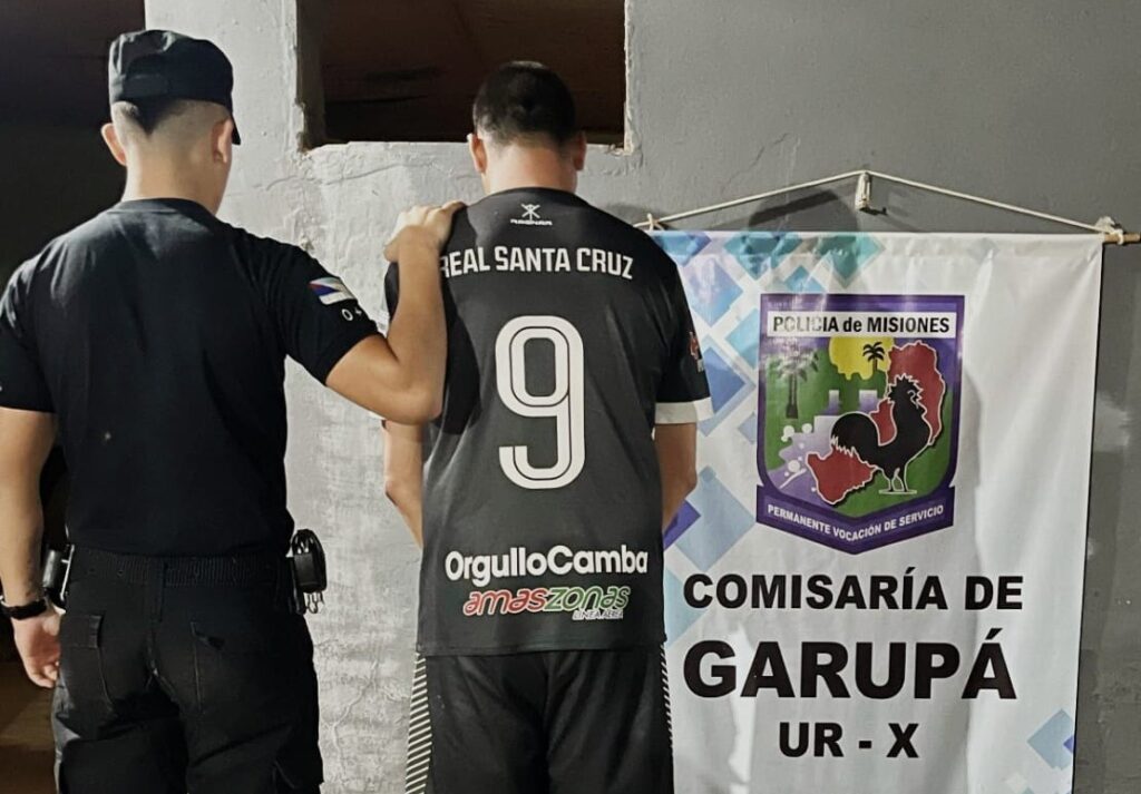 Un disparo, una falsa denuncia y dos presos en Garupá 3 detenido 2 garupa - 2