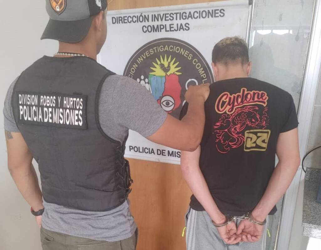 Un peligroso asaltante, acusado de al menos tres hechos en Posadas, fue detenido por la Policía de Misiones