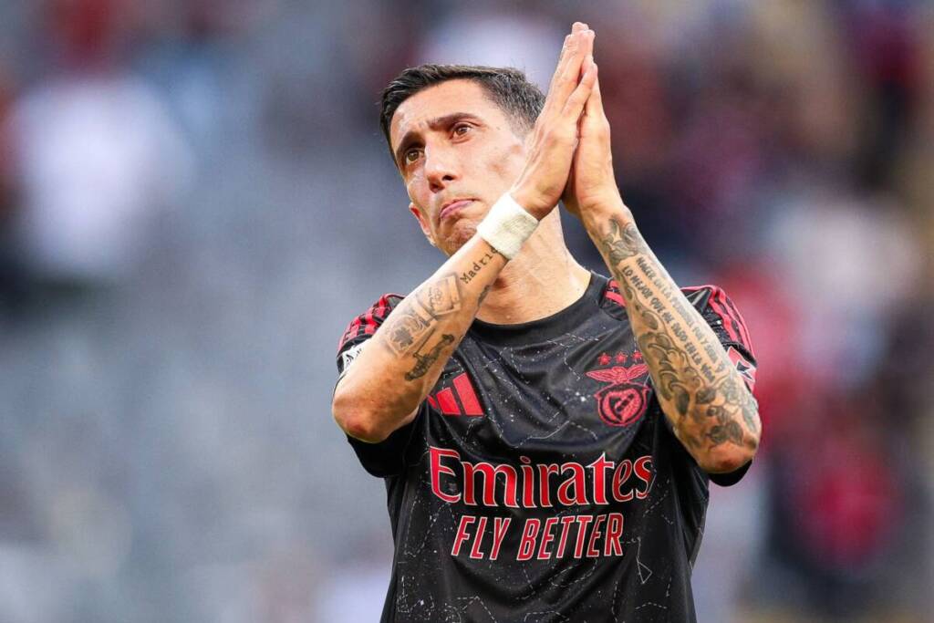 Di María vivió una emotiva despedida del Benfica tras empatar con Sporting Braga 3 di maria despedida - 2