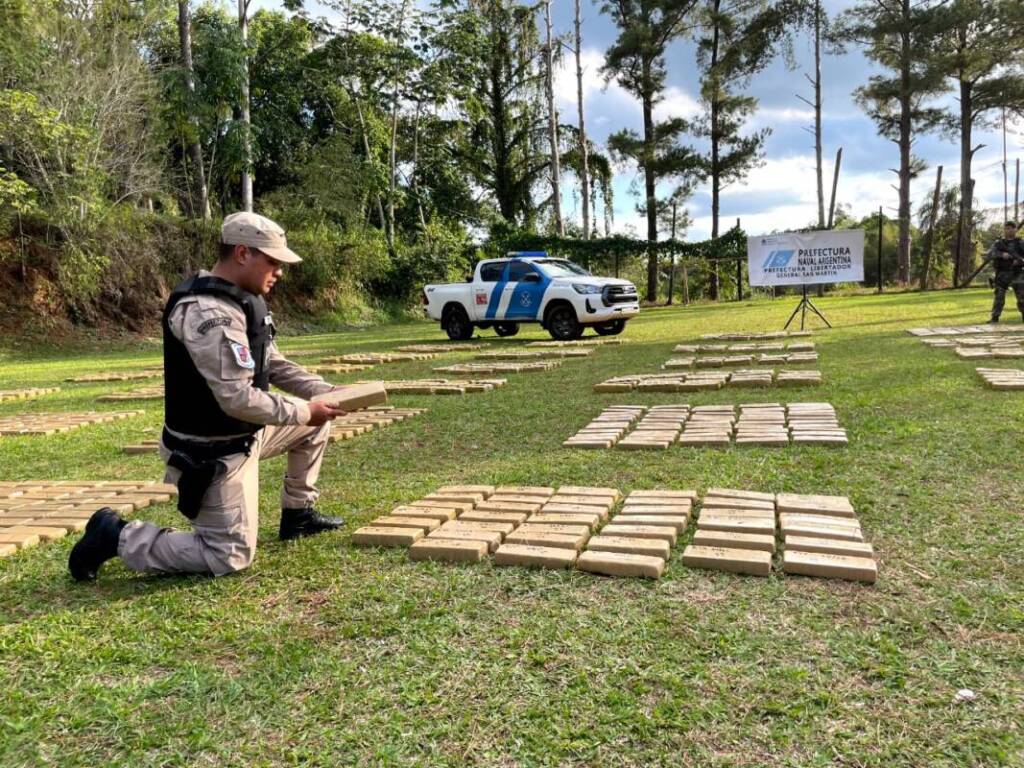 Golpe al narcotráfico de la Prefectura Naval en Misiones
