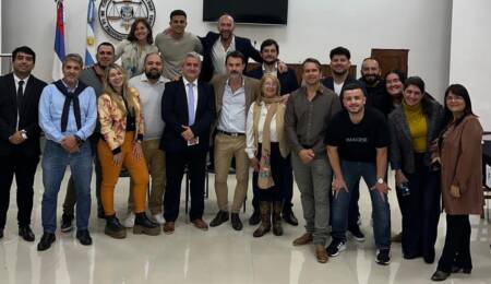 Integrantes de la abogacía organizada con Ernesto "Acho" Báez como representante en el Consejo de la Magistratura