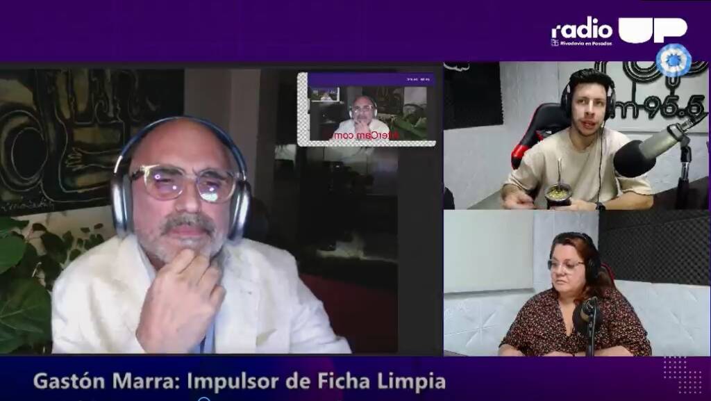 Gastón Marra, impulsor civil de Ficha Limpia rompió el silencio por Radio Up