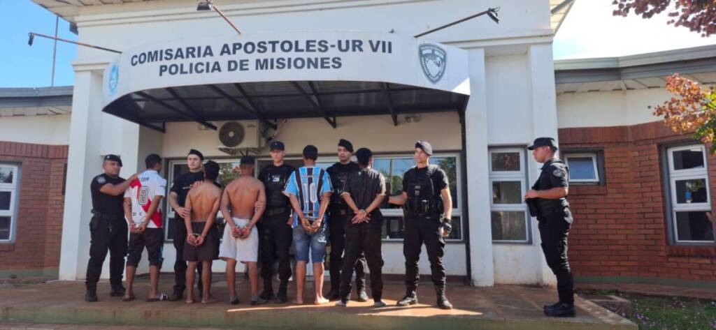 Borrachos, terminaron en una batalla campal entre familias en Apóstoles: 6 detenidos 3 gresca2 - 2