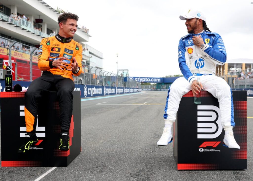 Fórmula 1: Lando Norris se quedó con la sprint bajo la lluvia de Miami 6 lando 2 - 5