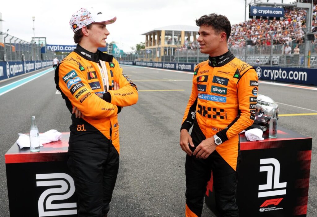 Fórmula 1: Lando Norris se quedó con la sprint bajo la lluvia de Miami 4 lando piastri - 3