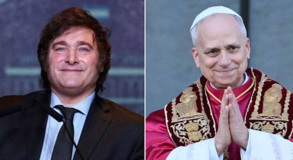 Milei será recibido por el Papa León XIV en su primera audiencia con un presidente latinoamericano leon 1 2 - 1