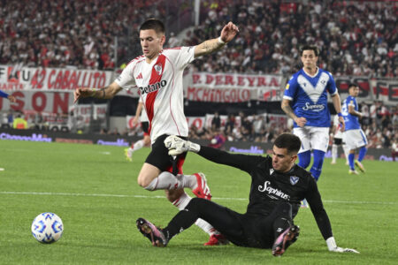 Mastantuono disputó 61 partidos oficiales con la camiseta de River, donde convirtió 10 goles y brindó 7 asistencias.
