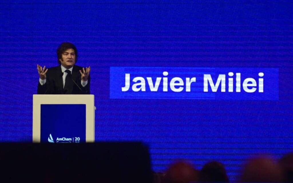 Milei sobre el aborto: "lo estamos pagando con caídas en la tasa de natalidad" 2 milei acham2 - 1