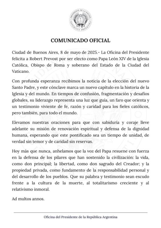 milei papa - 3