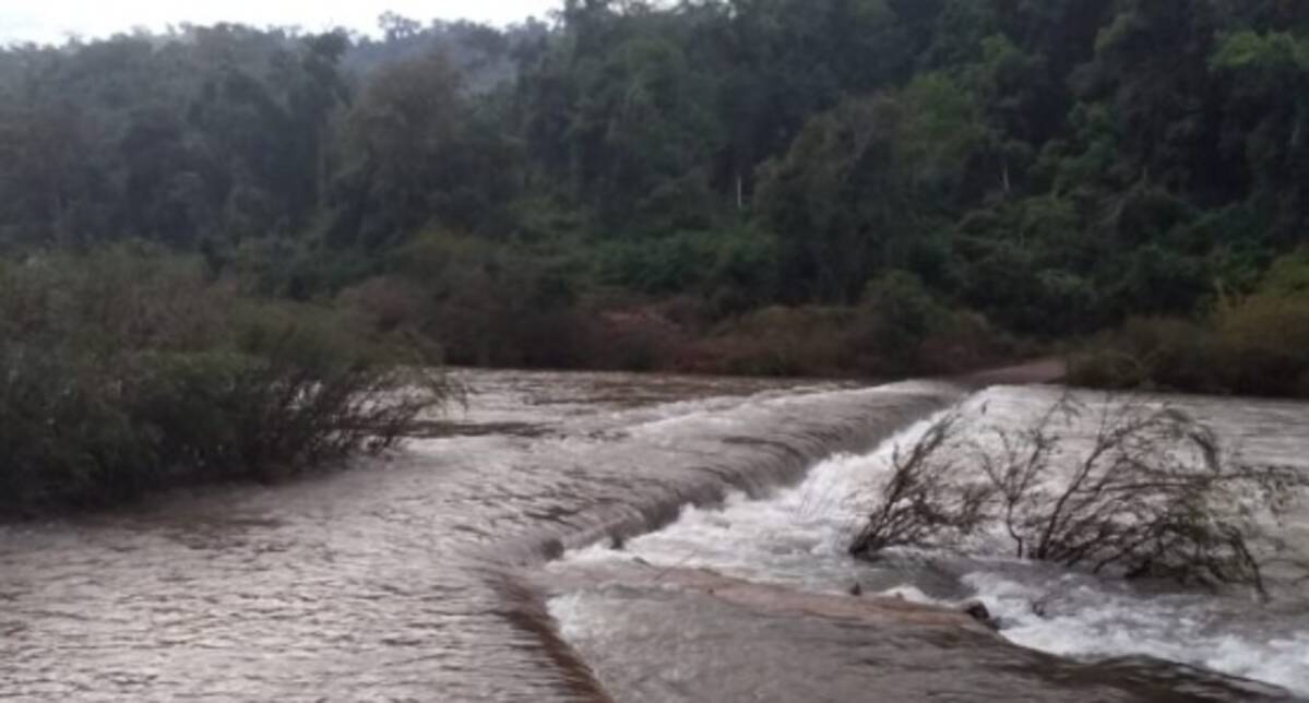 Cerraron el acceso al Parque Provincial Moconá por la crecida del arroyo Yabotí 2 Yabotí Moconá