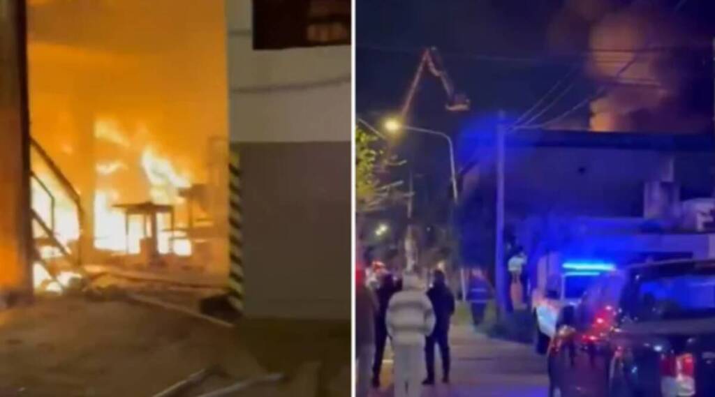 Incendio en una pañalera de Lomas del Mirador: colapsó el techo y evacuaron a vecinos panalera2 1 - 1