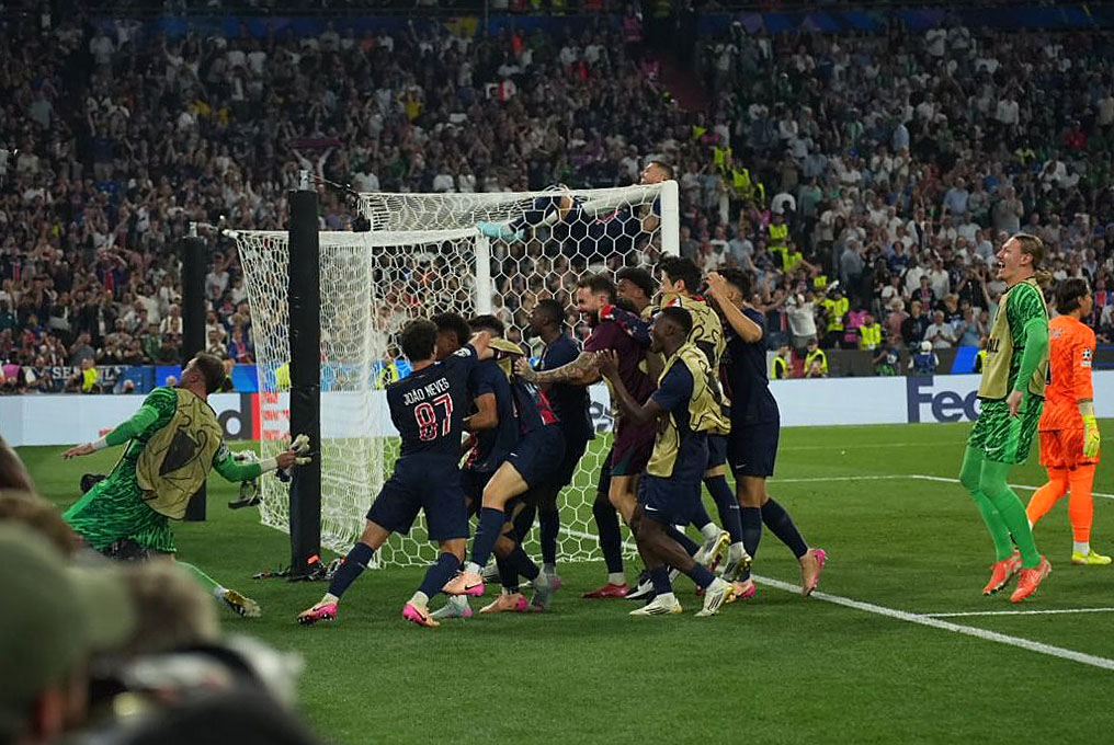 Con este resultado, el PSG superó las marcas históricas de diferencia de goles en una final de Champions League