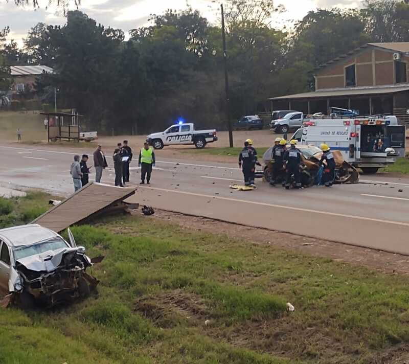 Ruta 14: tragedia fatal en San Vicente se cobra otra victima 3 Siniestro vial sobre ruta 14 se cobró la vida de 3 personas