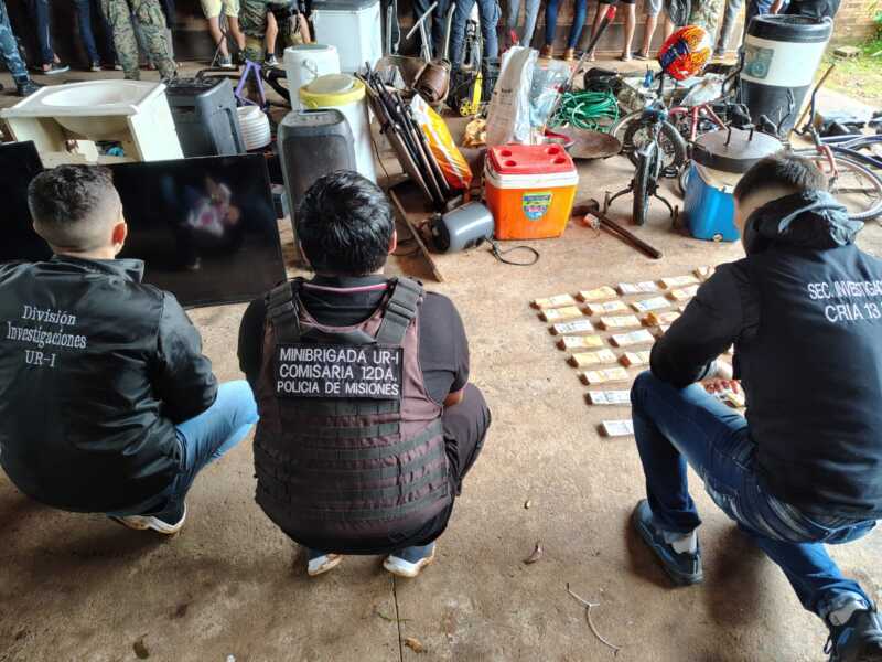 Megaoperativo en Posadas: desbarataron bunker narco y detuvieron a 15 personas 1 Bunker
