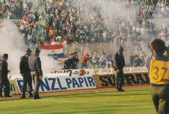 Fútbol, política y guerra... 5 Dinamo zagreb estrella roja - 4