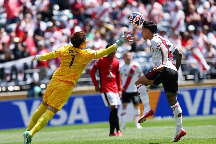 Preocupación en River: Driussi se lesionó tras marcar ante Urawa 3 Driussi