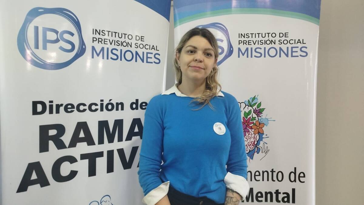 Capacitaron en salud mental a docentes y agentes del Servicio Penitenciario de Misiones 3 Florencia Gritti, psicóloga del área de salud mental de IPS, fue la disertante del taller.