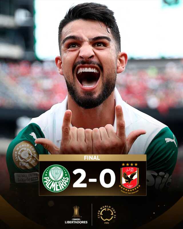 Palmeiras venció a Al-Ahly y lidera su grupo