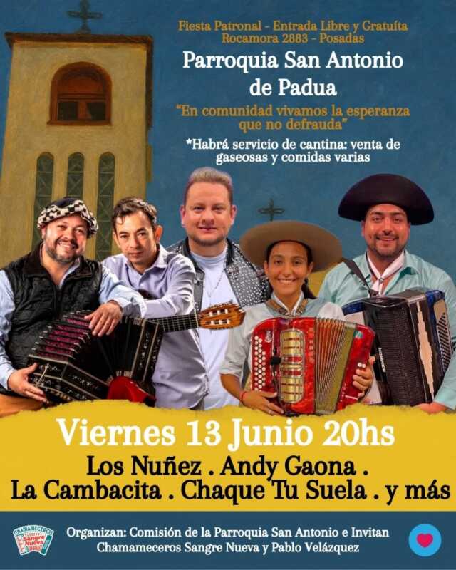 Agenda de eventos en Misiones: música, teatro y fiesta patronal 3 IMG 20250611 WA0015 - 2