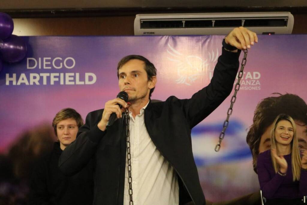 Hartfield, sin especulación electoral: el apoyo renovador a las reformas, 2027 y críticas al “Estado presente” 3 Diego Hartfield, elcandidato a diputado provincial de LLA Misiones resultó el más votado de Oberá