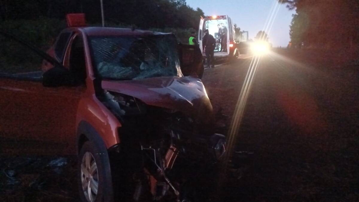 Siniestro vial en San Ignacio dos lesionados 