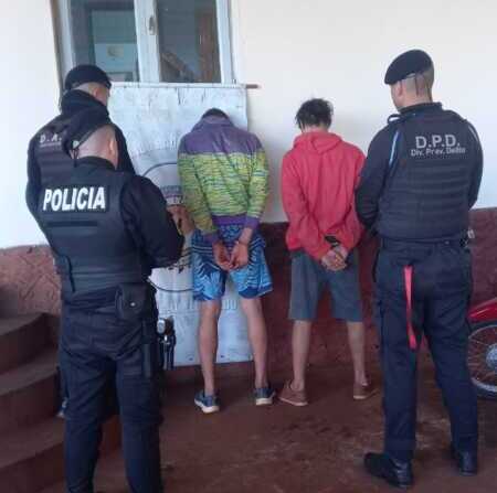 Eldorado: cayó dupla que robaban autos a mano armada Dos robacoches detenidos en Eldorado