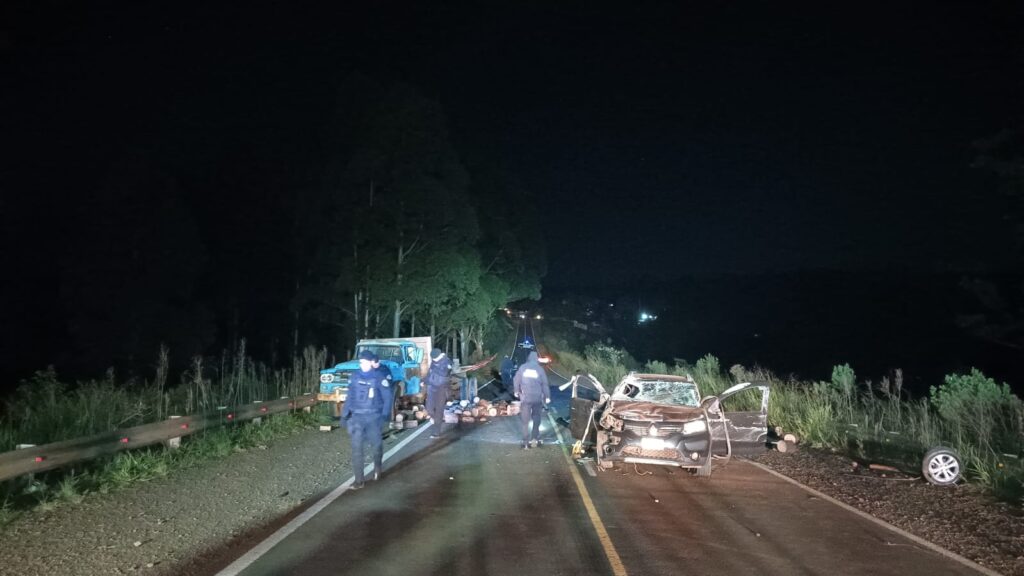 Choque múltiple en Ruta 14: dos heridos en Irigoyen