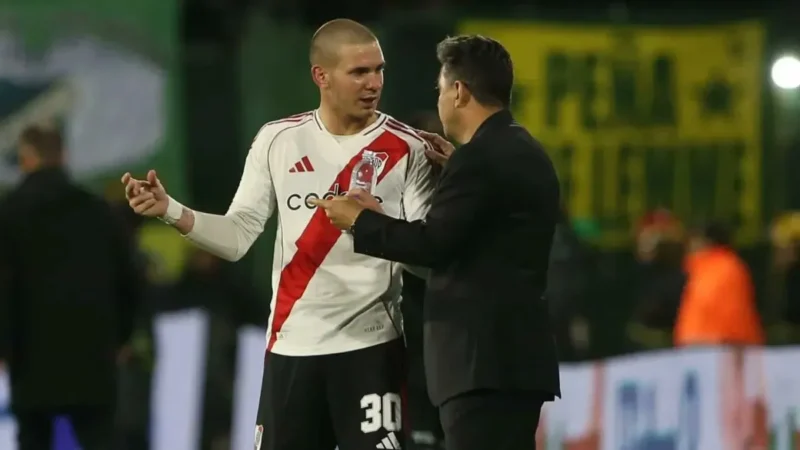 Mastantuono se ilusiona con jugar el Mundial de Clubes para River 3 Mastantuono
