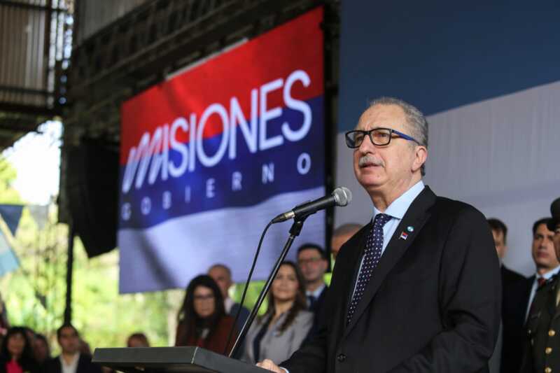 Misiones celebró el Día de la Bandera con un emotivo acto en Candelaria Misiones