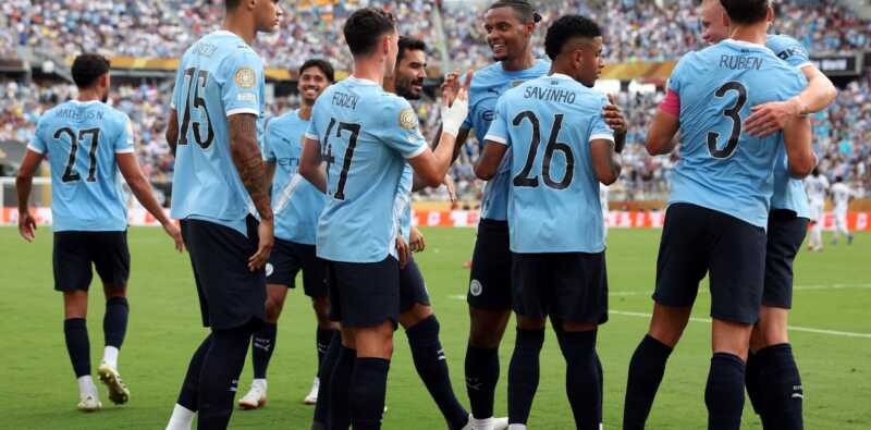 Manchester City goleó 5-2 a Juventus y lideró el grupo G del Mundial de Clubes Mundial