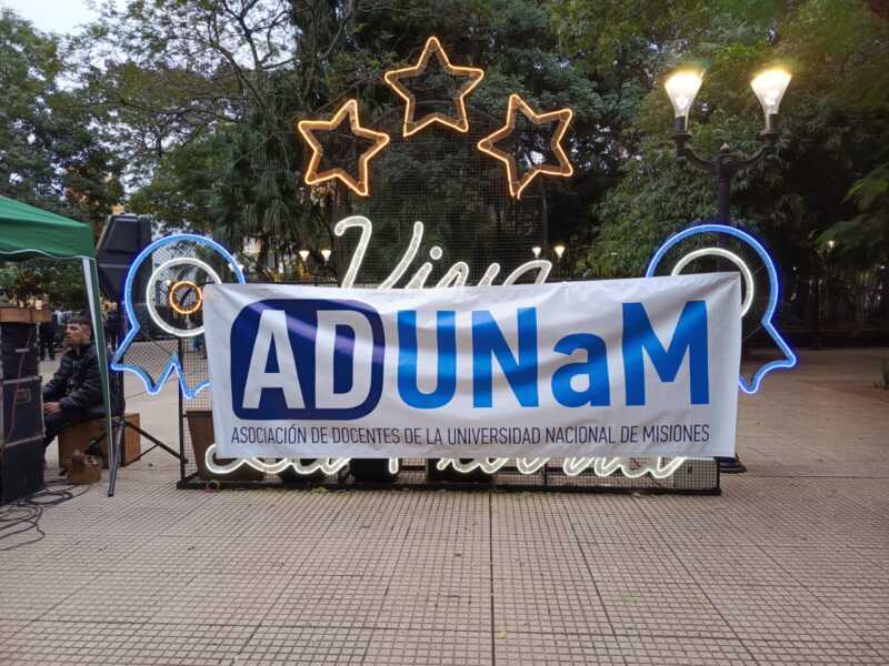 Universidades en crisis: jornada de lucha y visibilización en Posadas por el financiamiento educativo 2 Posadas
