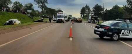 Triple tragedia en ruta 14: identificaron a los fallecidos en San Vicente Muertos