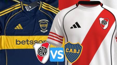 nuevas camisetas Adidas para Boca y River
