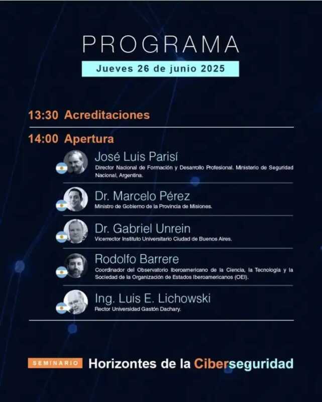 Ciberseguridad en foco: Misiones participó de un seminario internacional junto a España y otras provincias 4 WhatsApp Image 2025 06 26 at 12.29.39 - 3
