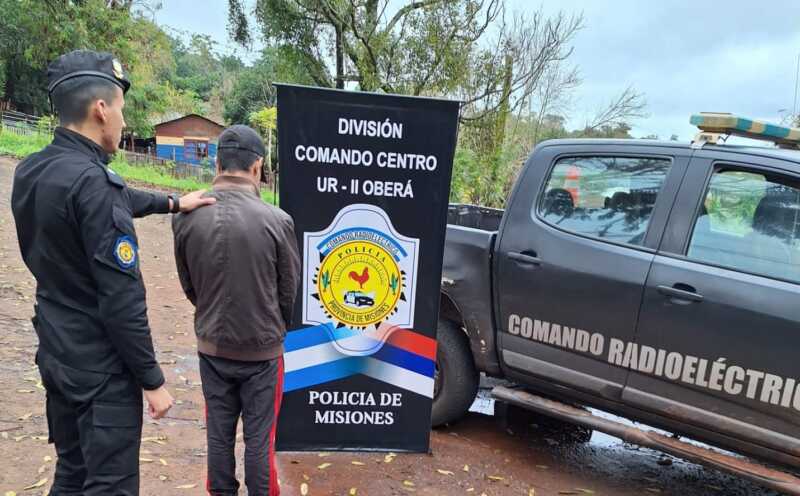 Oberá: Arrestaron a un prófugo buscado por graves amenazas a su hijo y su expareja violencia detenido obera