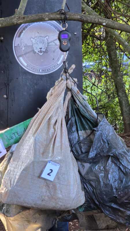 El procedimiento en San Javier se realizó el lunes 10 de junio por la tarde y dejó como saldo la incautación de casi 50 kilos de marihuana y la detención de un hombre de 66 años, presunto operador del centro de acopio.