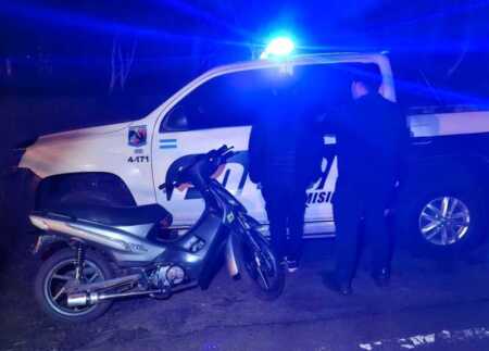 Desarticulan carreras ilegales en Puerto Iguazú y buscan a los padres de los menores involucrados moto secuestrada en carreras ilegales en Iguazú