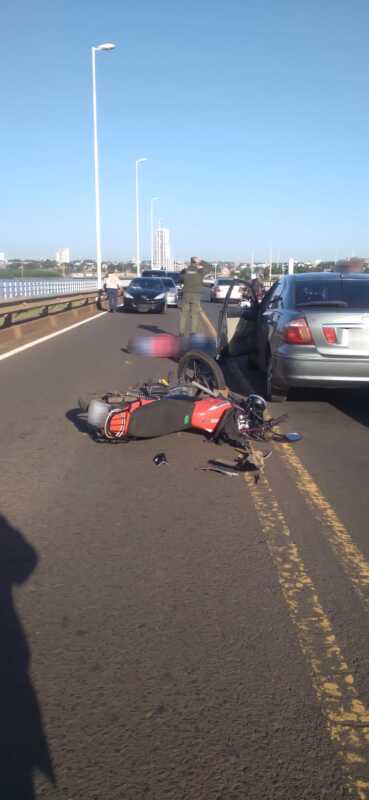 Dos heridos tras choque en cadena en el puente Posadas-Encarnación 3 choque en cadena puente 2 - 2