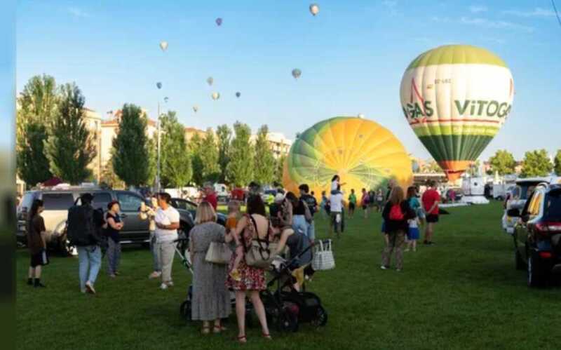Parque de globos aerostáticos en Brasil