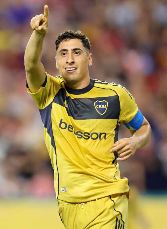 Miguel Merentiel de Boca Juniors, quien convirtió hasta ahora unos de los mejores goles de esta copa