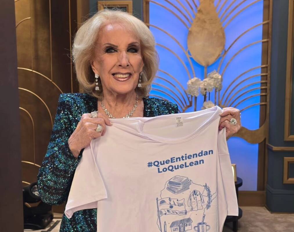 Mirtha Legrand se sumó a la campaña de promoción de la lectura para los chicos, que lanzó AxE