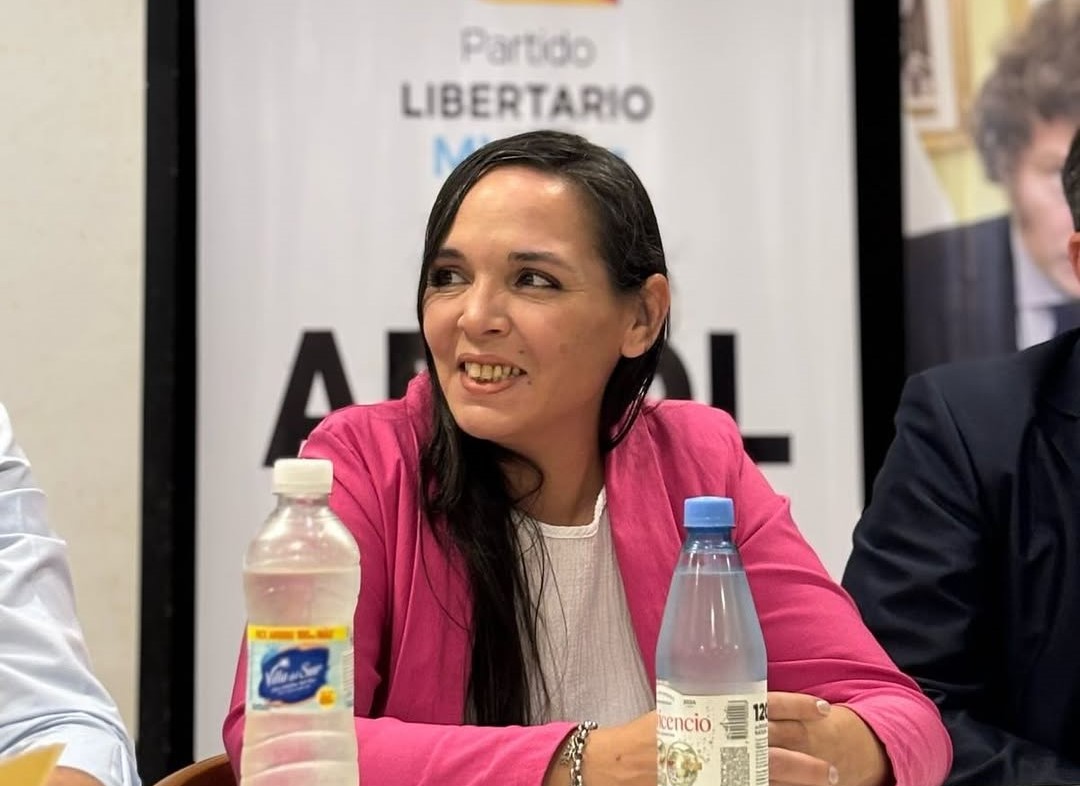 Pamela Encina: “La banca está y le corresponde al Partido Libertario” 1 Pamela Encina, segunda candidata a diputada provincial del Partido Libertario que asumiría en diciembre un escaño