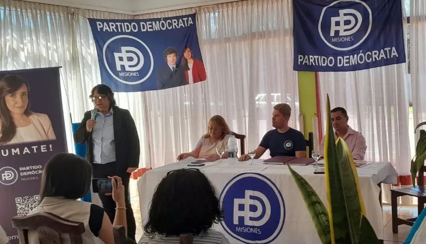 El Partido Demócrata tiene cuatro años de vida muy activa en la política de Misiones